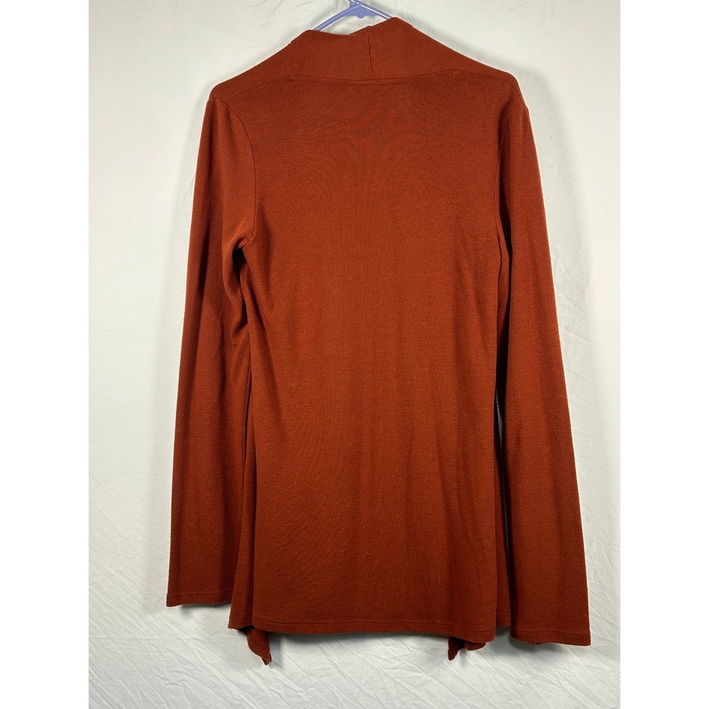 MIX by 41 Hawthorn Cardigan Women Large Rust Open Front Long Sleeve Knit - Picture 3 of 3